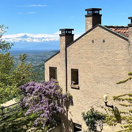 빌라 Il Paradiso Del Relax House In The Langhe - Panoramic View *