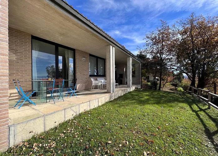 Il Paradiso Del Relax House In The Langhe - Panoramic View Willa Lequio Berria